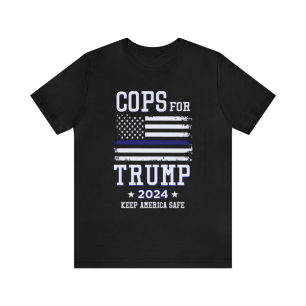 Trump 8 - Cops for Trump 2024 keep America safe shirt - Image 2