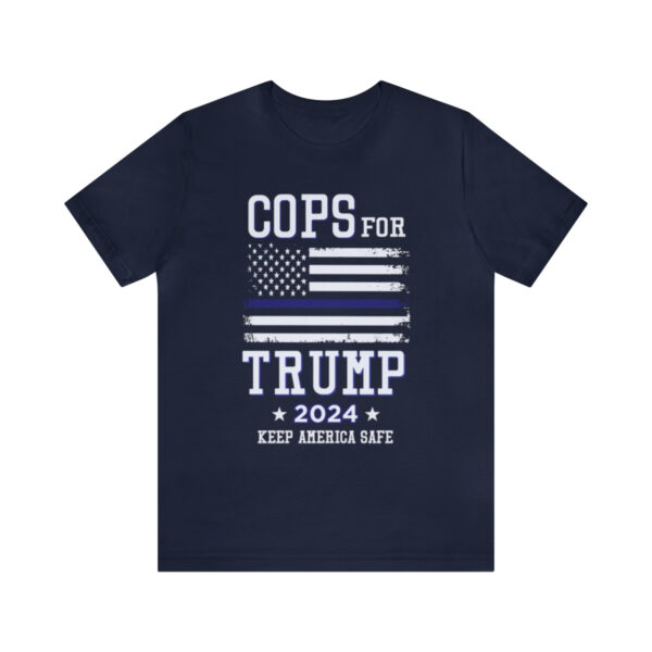 Trump 8 - Cops for Trump 2024 keep America safe shirt - Image 3