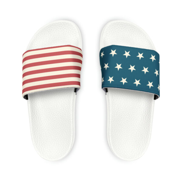 Trump 8 - Women's USA Flag Slide Sandals - Image 2