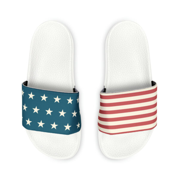 Trump 8 - Women's USA Flag Slide Sandals - Image 3