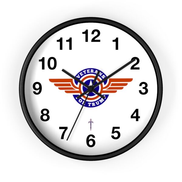 Trump 8 - Veterans For Trump Wall Clock - Image 2