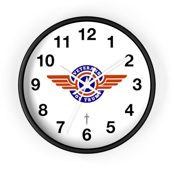 Trump 8 - Veterans For Trump Wall Clock - Image 4