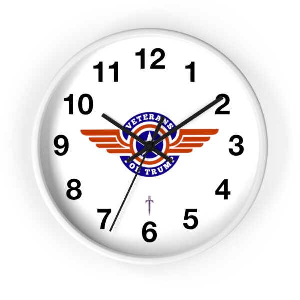 Trump 8 - Veterans For Trump Wall Clock - Image 7