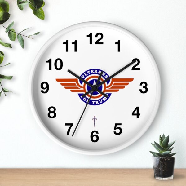 Trump 8 - Veterans For Trump Wall Clock - Image 9