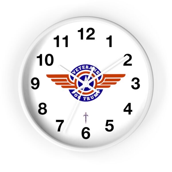 Trump 8 - Veterans For Trump Wall Clock - Image 10