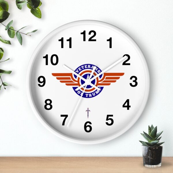 Trump 8 - Veterans For Trump Wall Clock - Image 12