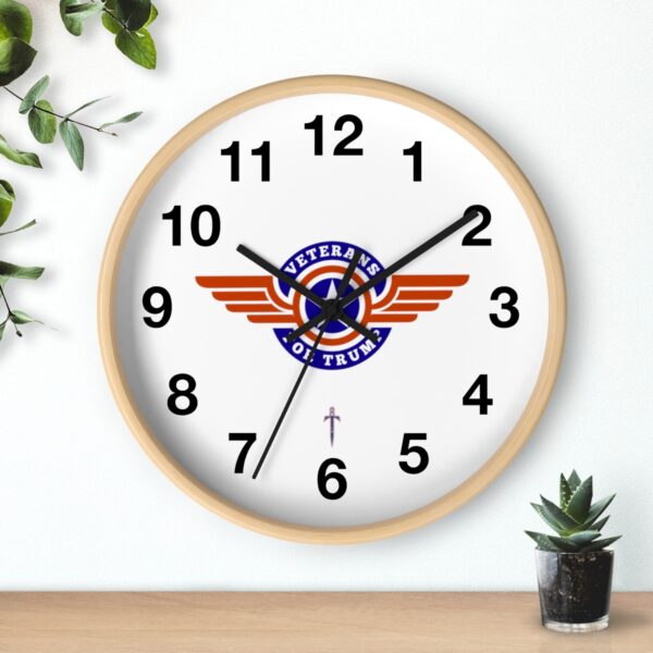 Trump 8 - Veterans For Trump Wall Clock - Image 15