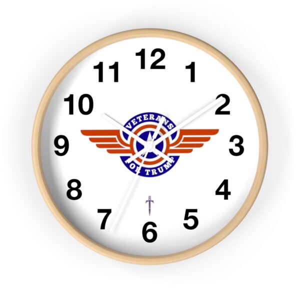 Trump 8 - Veterans For Trump Wall Clock - Image 16