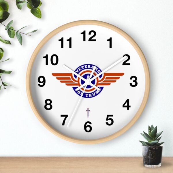 Trump 8 - Veterans For Trump Wall Clock - Image 18