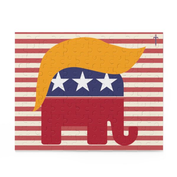 Trump 8 - Golden Hair Elephant Puzzle - Image 4