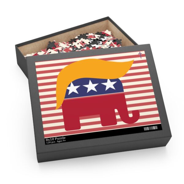 Trump 8 - Golden Hair Elephant Puzzle - Image 5