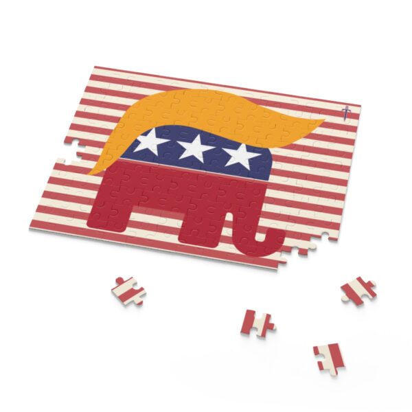 Trump 8 - Golden Hair Elephant Puzzle - Image 6