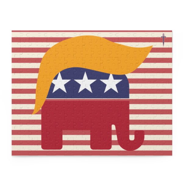 Trump 8 - Golden Hair Elephant Puzzle - Image 7