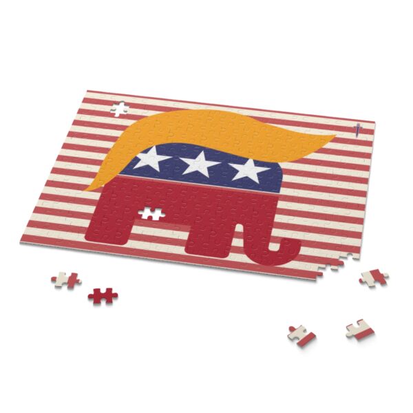 Trump 8 - Golden Hair Elephant Puzzle - Image 9