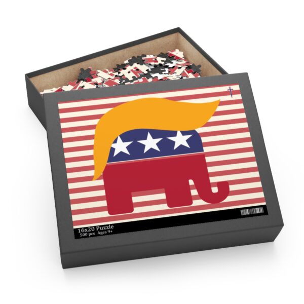 Trump 8 - Golden Hair Elephant Puzzle