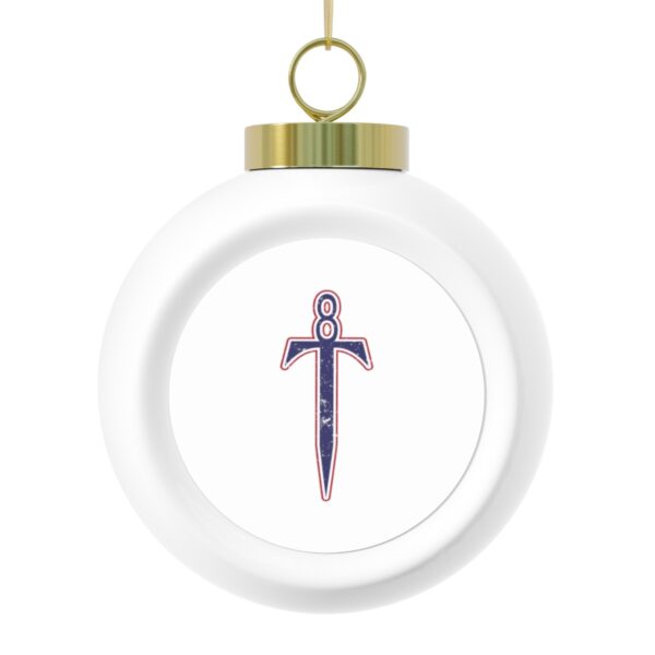 Trump 8 Branded Christmas Ball Ornament - Image 2