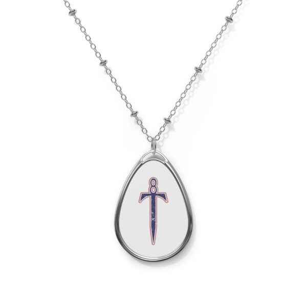 Trump 8 - Branded Oval Necklace - Image 2