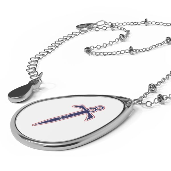 Trump 8 - Branded Oval Necklace - Image 4