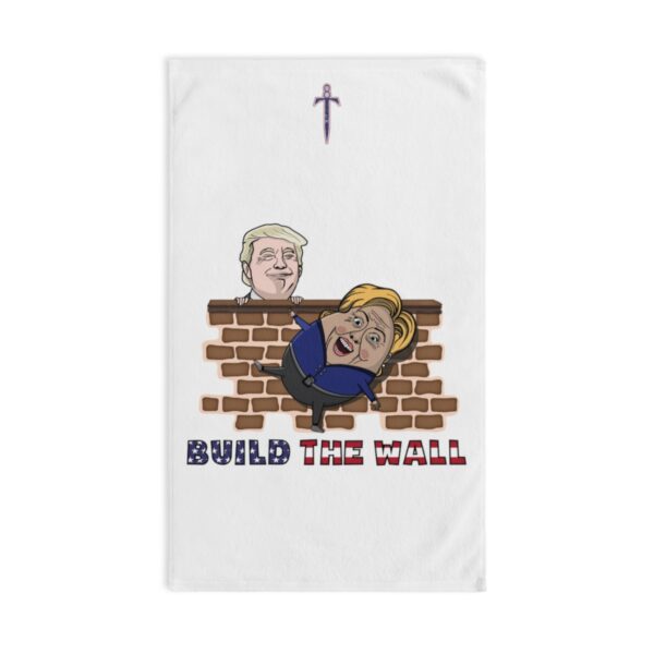 Trump 8 - Build The Wall Hand Towel - Image 2