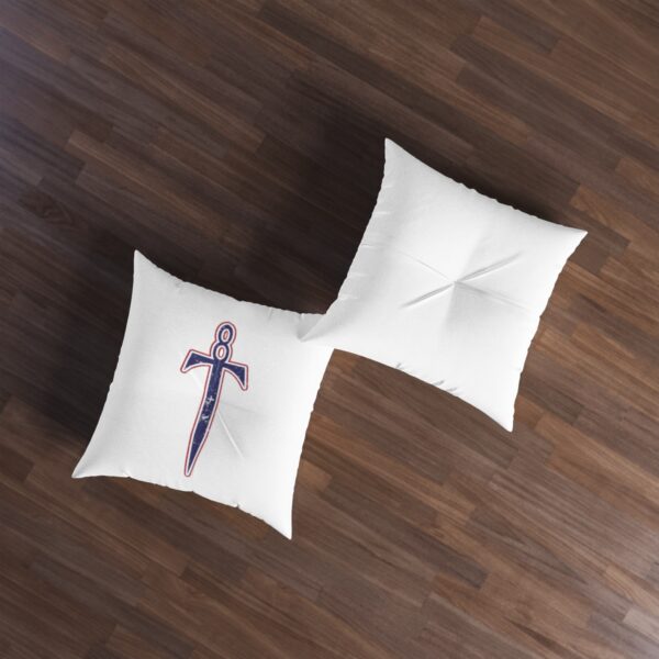 Trump 8 Branded Tufted Square Floor Pillow - Image 4