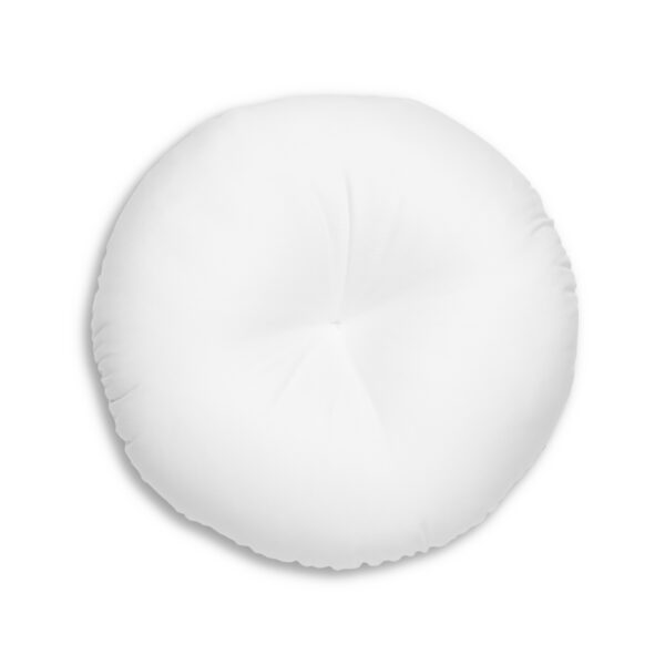 Trump 8 Branded Tufted Round Floor Pillow - Image 3