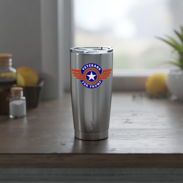 Trump 8 - Veterans For Trump Vagabond 20oz Tumbler