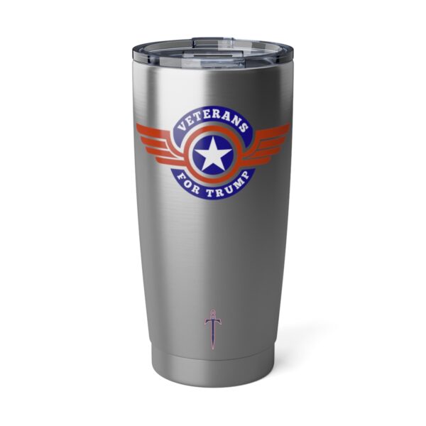 Trump 8 - Veterans For Trump Vagabond 20oz Tumbler - Image 2