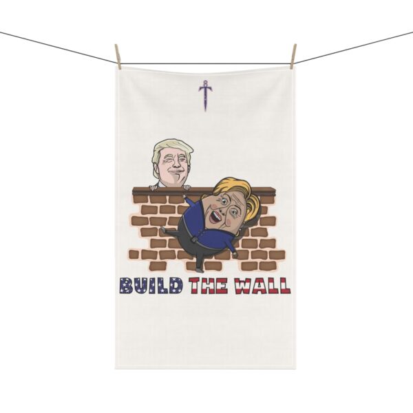 Trump 8 - Build The Wall Kitchen Towel - Image 4