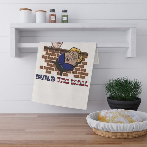 Trump 8 - Build The Wall Kitchen Towel - Image 5