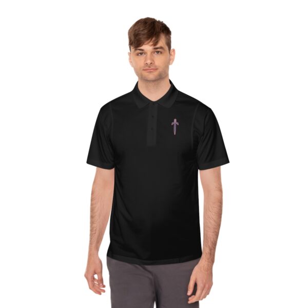 Trump 8 - Branded Men's Sport Polo Shirt - Image 6