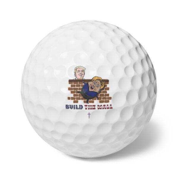 Trump 8 - Build The Wall 6 Piece Golf Ball Set - Image 2