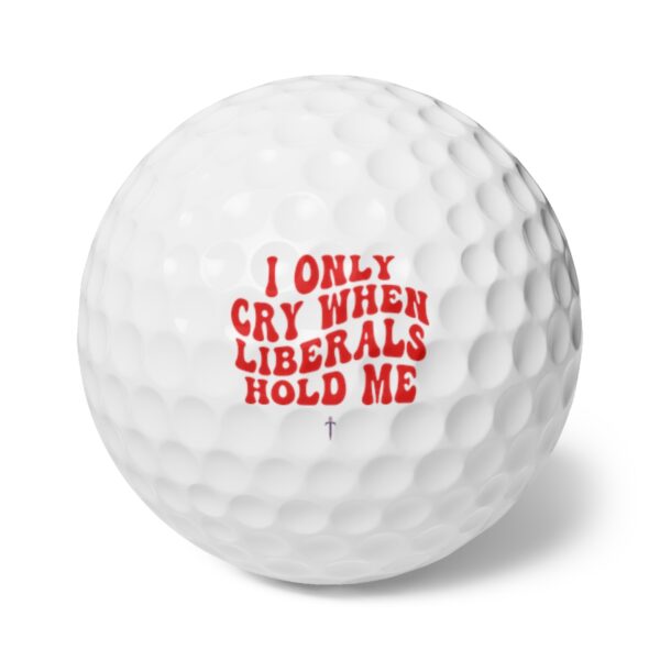 Trump 8 - I Only Cry Red 6 Piece Golf Ball Set - Image 2