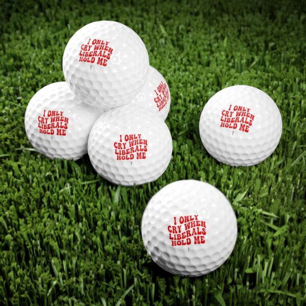 Trump 8 - I Only Cry Red 6 Piece Golf Ball Set - Image 4