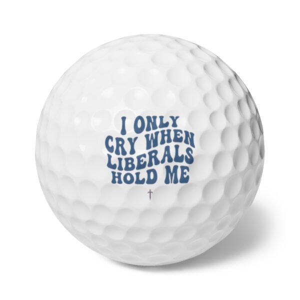 Trump 8 - I Only Cry Blue 6 Piece Golf Ball Set - Image 2