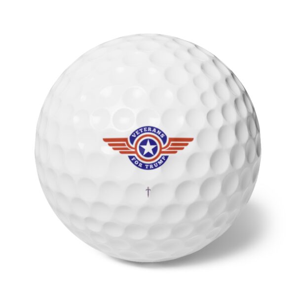 Trump 8 - Veterans For Trump 6 Pieve Golf Ball Set - Image 2