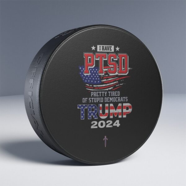 Trump 8 - PTSD Hockey Puck