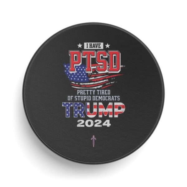 Trump 8 - PTSD Hockey Puck - Image 2