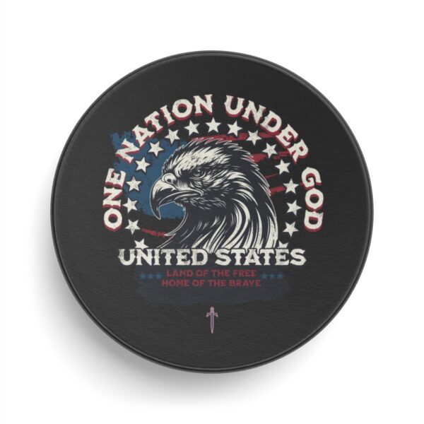 Trump 8 - One Nation Under God Hockey Puck - Image 2