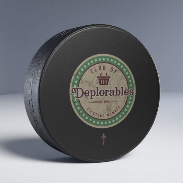 Trump 8 - Deplorables Hockey Puck