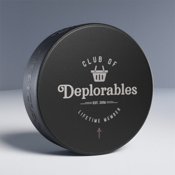 Trump 8 - Club Of Deplorables Hockey Puck