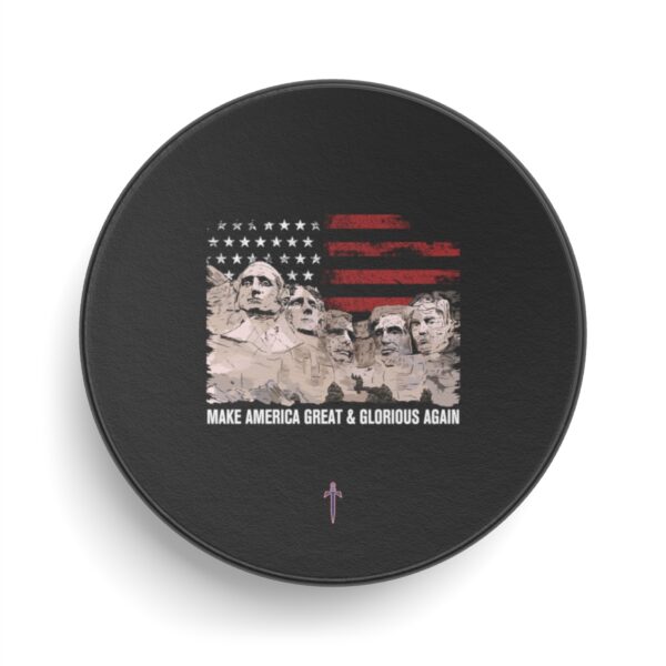 Trump 8 - Make America Great & Glorious Again Hockey Puck - Image 2