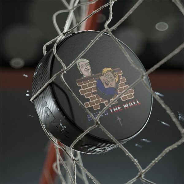 Trump 8 - Build The Wall Hockey Puck - Image 4