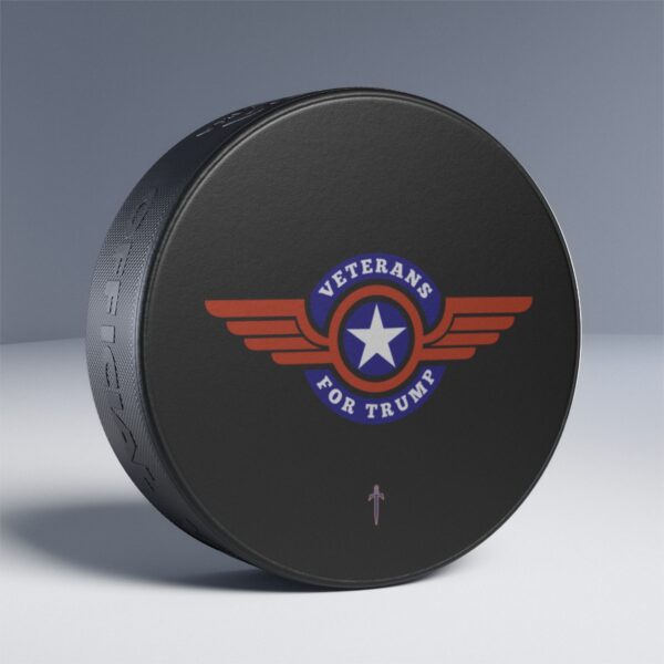 Trump 8 - Veterans For Trump Hockey Puck