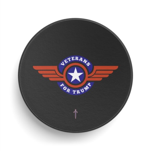 Trump 8 - Veterans For Trump Hockey Puck - Image 2