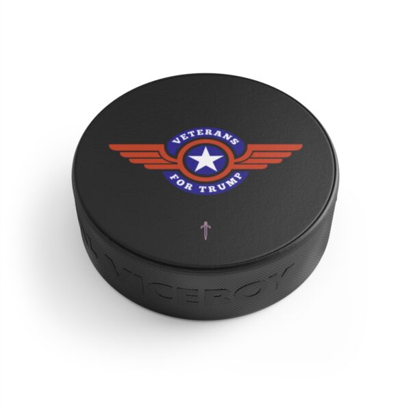 Trump 8 - Veterans For Trump Hockey Puck - Image 3