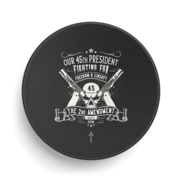 Trump 8 - 2ND Amendment Hockey Puck - Image 2