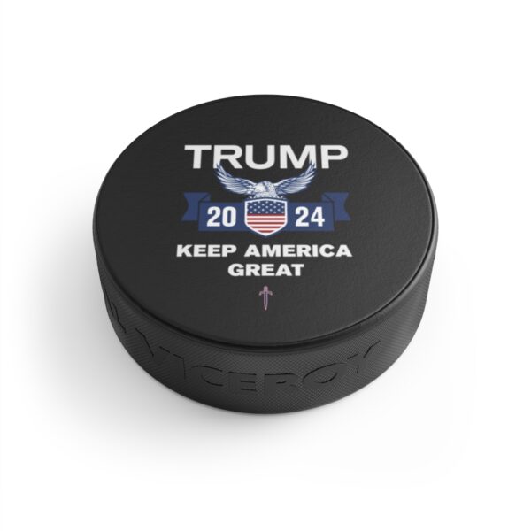 Trump 8 - Keep America Great Hockey Puck - Image 3