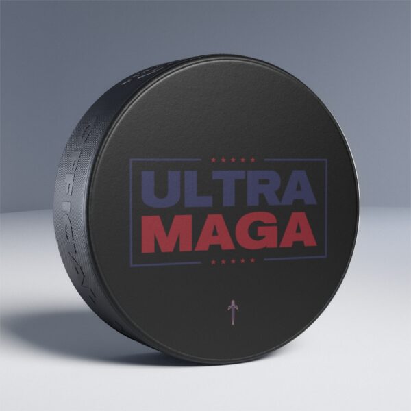 Trump 8 - Ultra Maga Hockey Puck