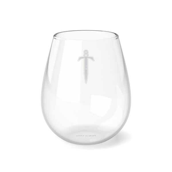 Trump 8 - Branded 11.75oz Stemless Wine Glass - Image 4